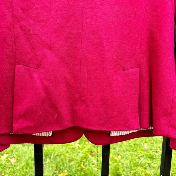JCPenney Raspberry Blazer Jacket | Size L | - Picture 9 of 14